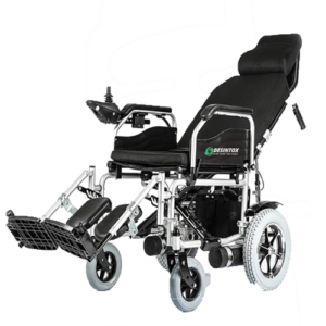 Electric Reclining Wheelchair with Self Braking and Wireless Control
